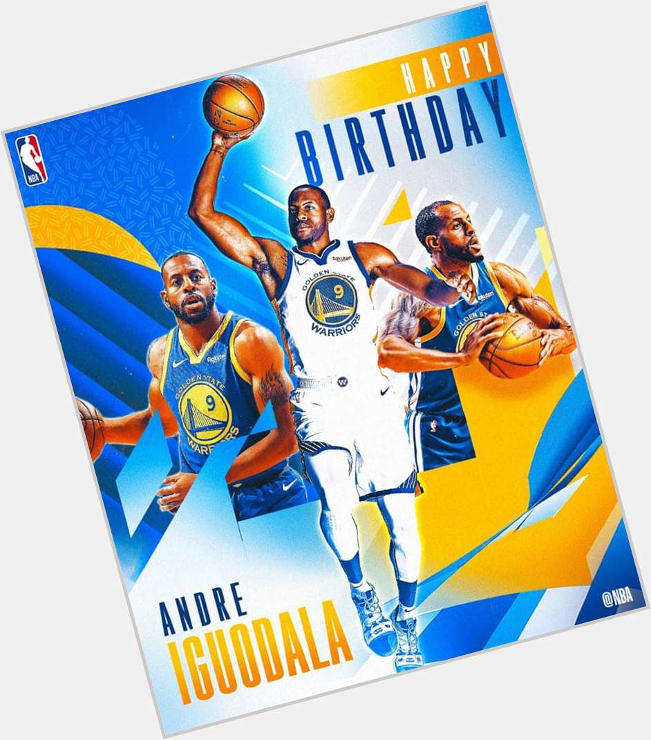Join us in wishing Andre Iguodala of the Golden State Warriors a HAPPY 35th BIRTHDAY! 