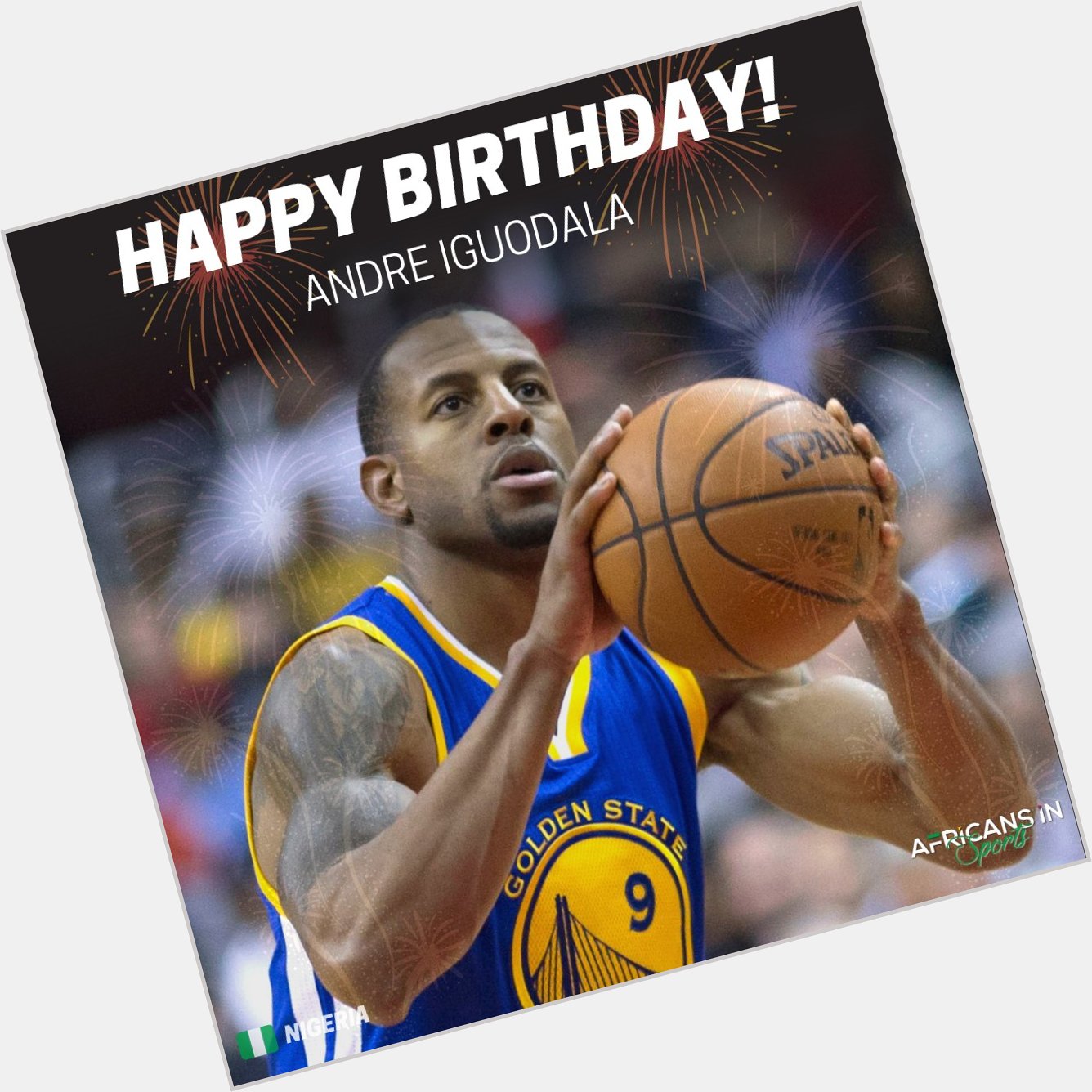 Happy Birthday to Professional Basketballer, Andre Iguodala  -
Send him some love via the comment section 
