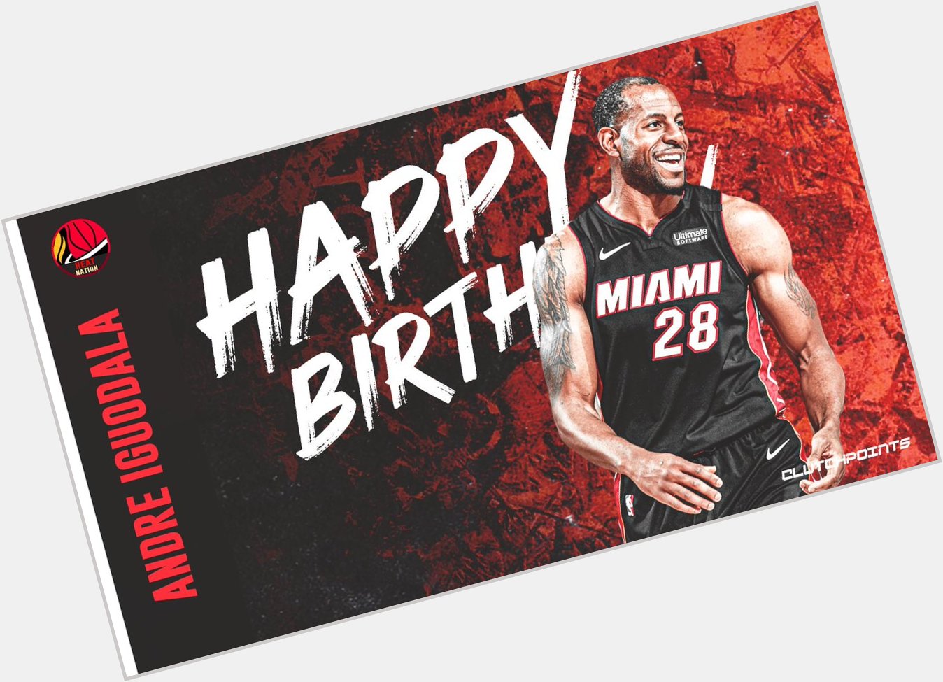 Join Heat Nation in wishing 3x NBA Champion, 2015 FMVP, and 1x All-Star, Andre Iguodala, a happy 37th birthday!  