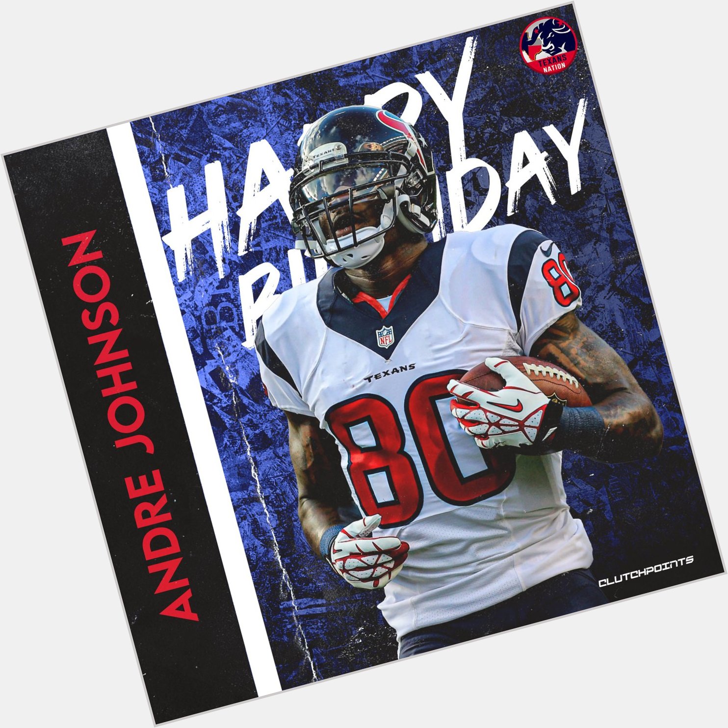 Join Texans Nation in greeting Andre Johnson a happy 40th birthday! 