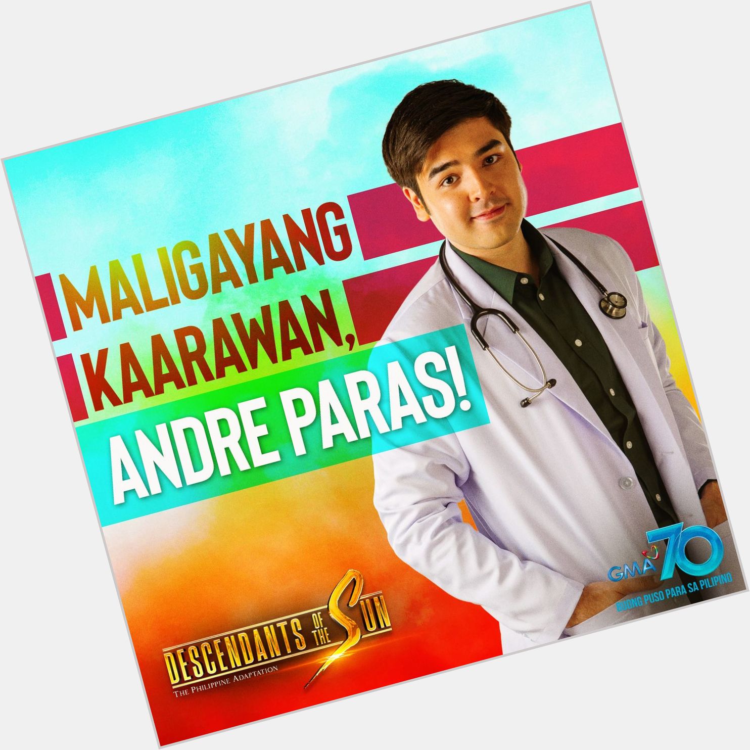 Happy birthday, Andre Paras! We wish you blessings and joy! 