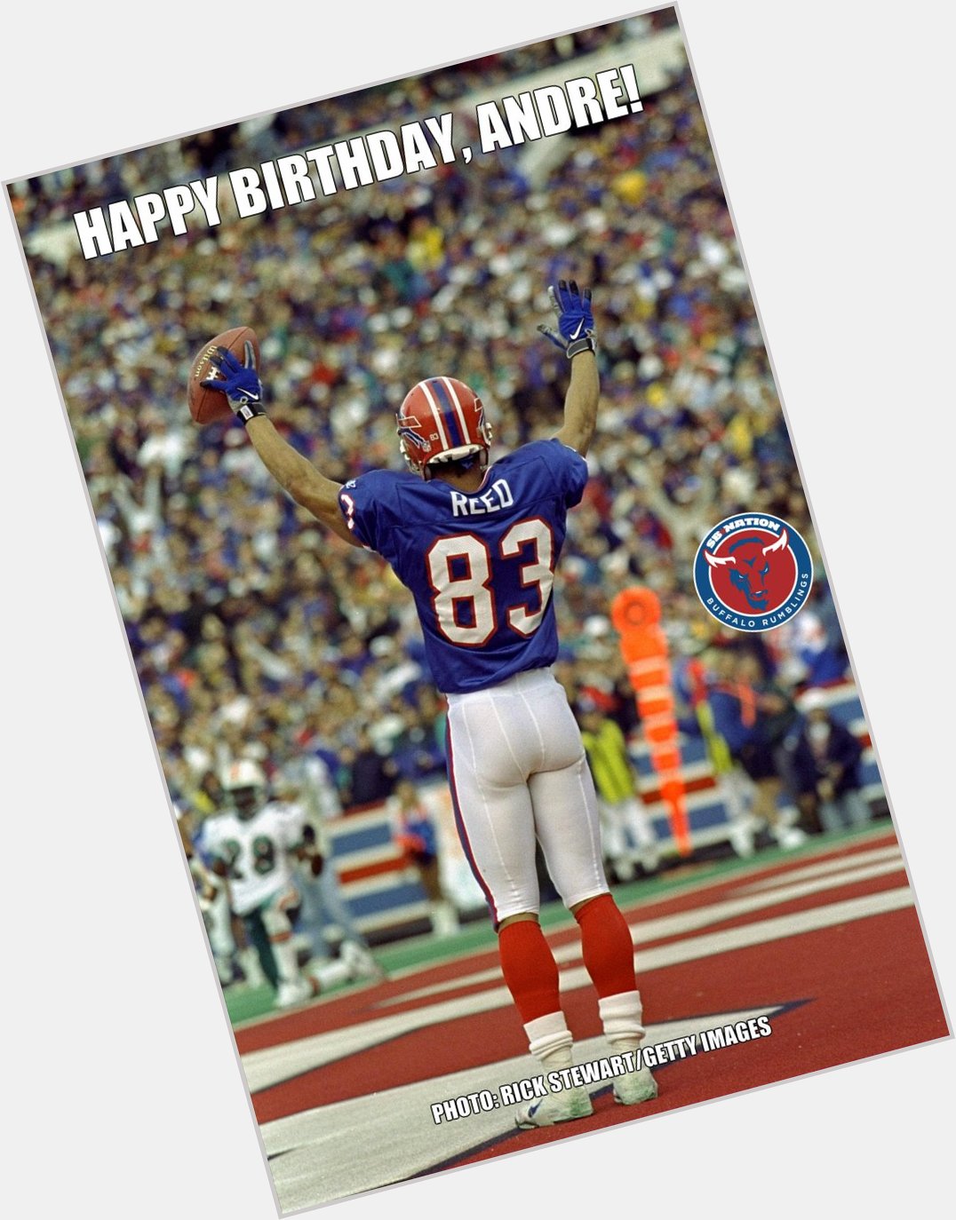 Happy 51st Birthday to  wide receiver, Andre Reed! One of the greatest to put on the uni. 