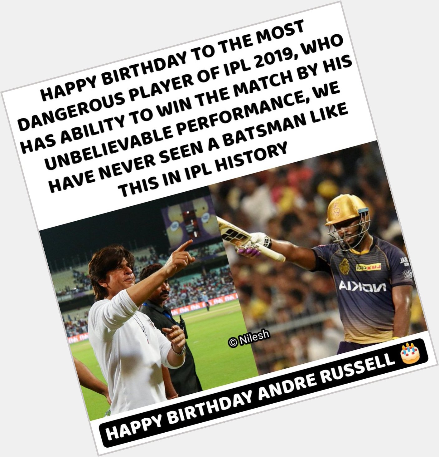 Happy Birthday Andre Russell 