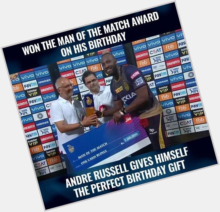 Happy Birthday, Andre Russell 