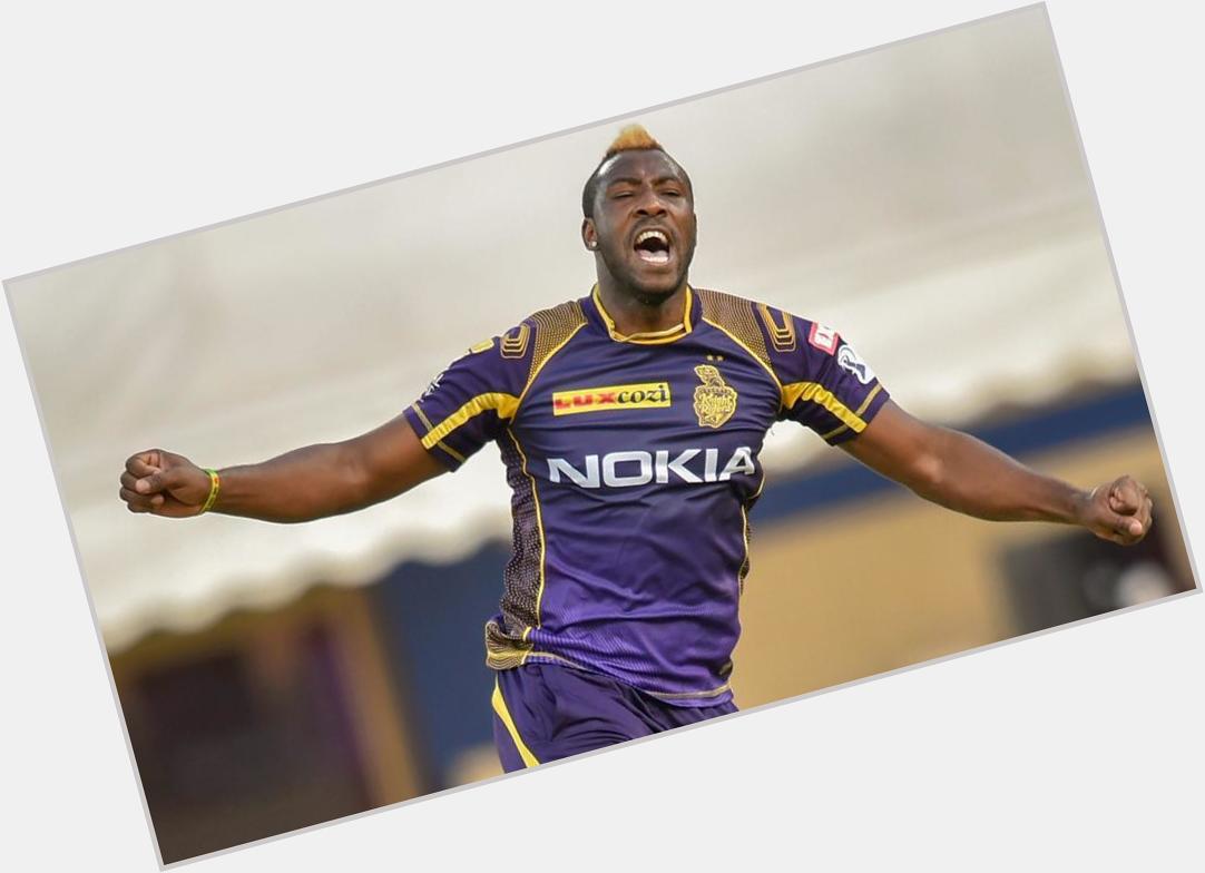 Happy birthday the big man Andre Russell 