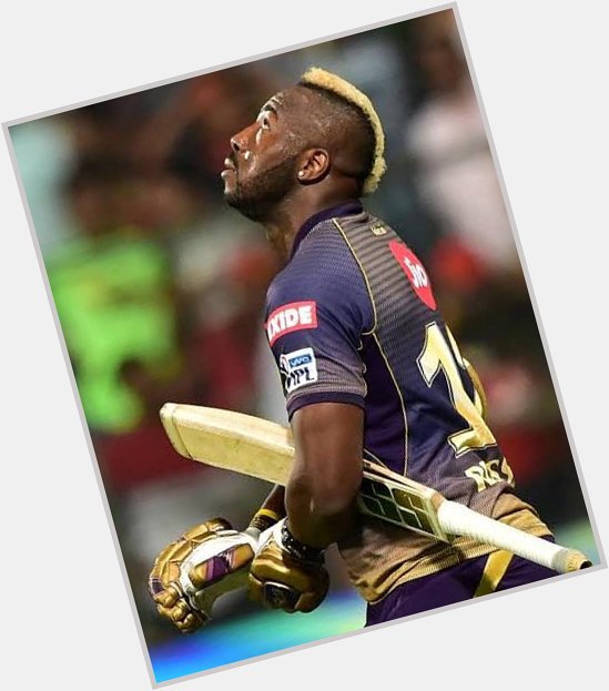 Happy birthday to the muscle man Andre Russell 
.
.    