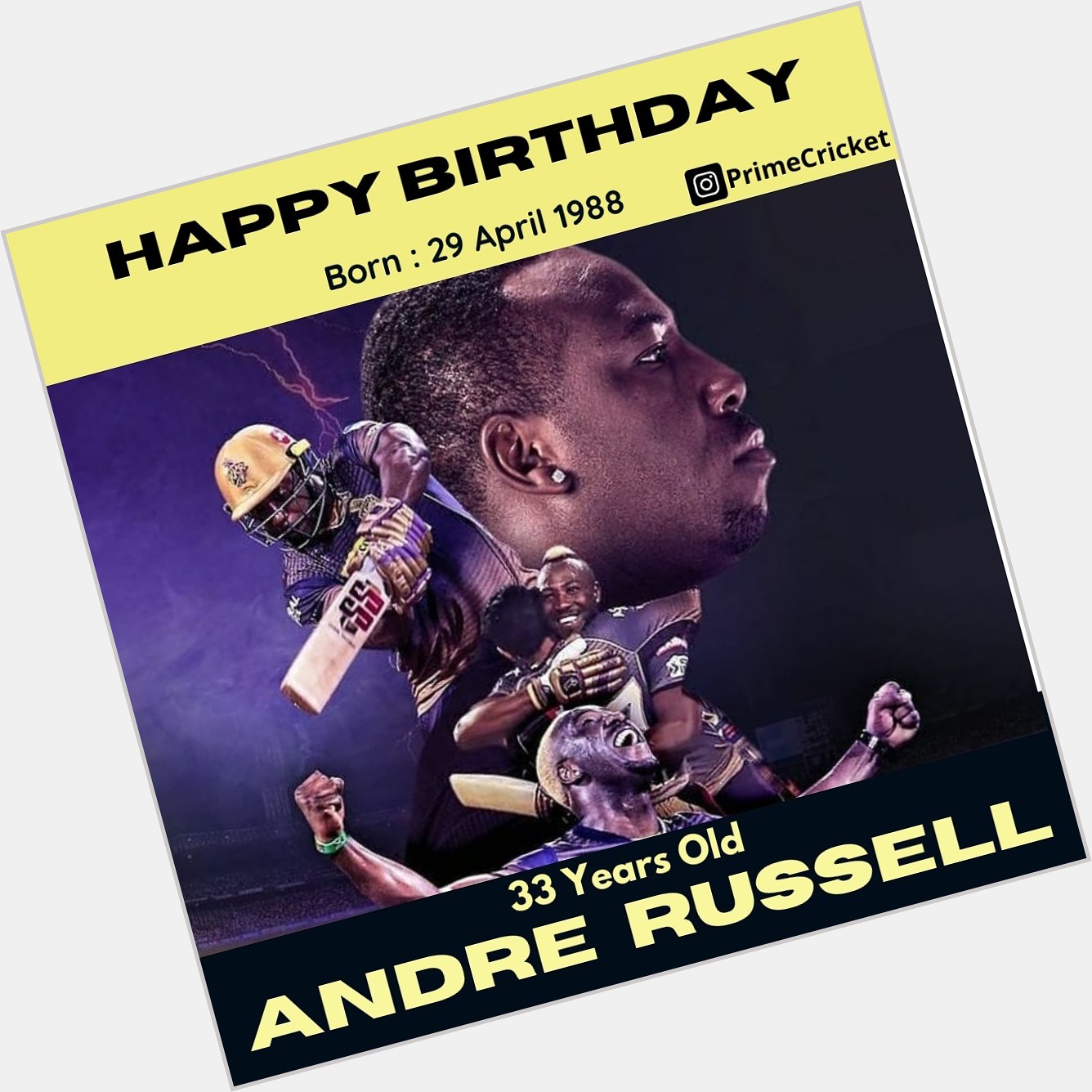 Happy Birthday Andre Russell    