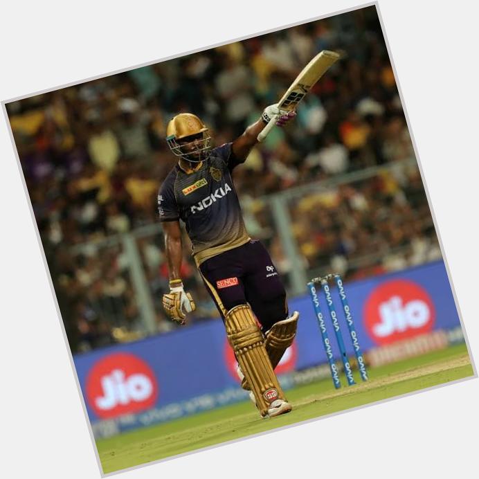 Happy birthday andre russell congratulations you complete 6000 run in T20 cricket the legend batman of IPL 