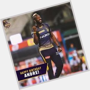 Many many happy retures of the day sir
HAPPY BIRTHDAY
Andre Russell 