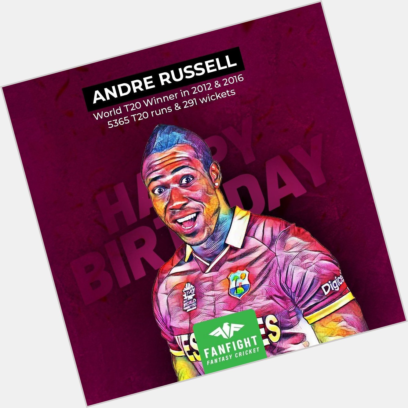 Happy Birthday Andre Russell  Which Dre Russ innings can you recollect?  