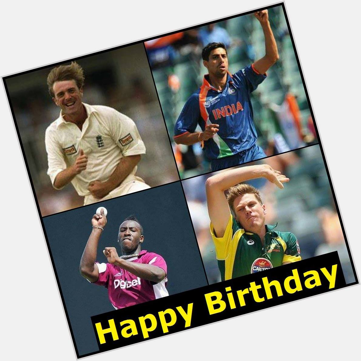 Happy Birthday to Ashish Nehra, Andre Russell, James Faulkner and Phil Tufnell. 