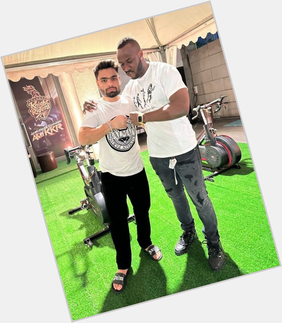 Andre russell and rinku singh\s friendship is one of my favourites of ipl    happy birthday andre russell !!! 