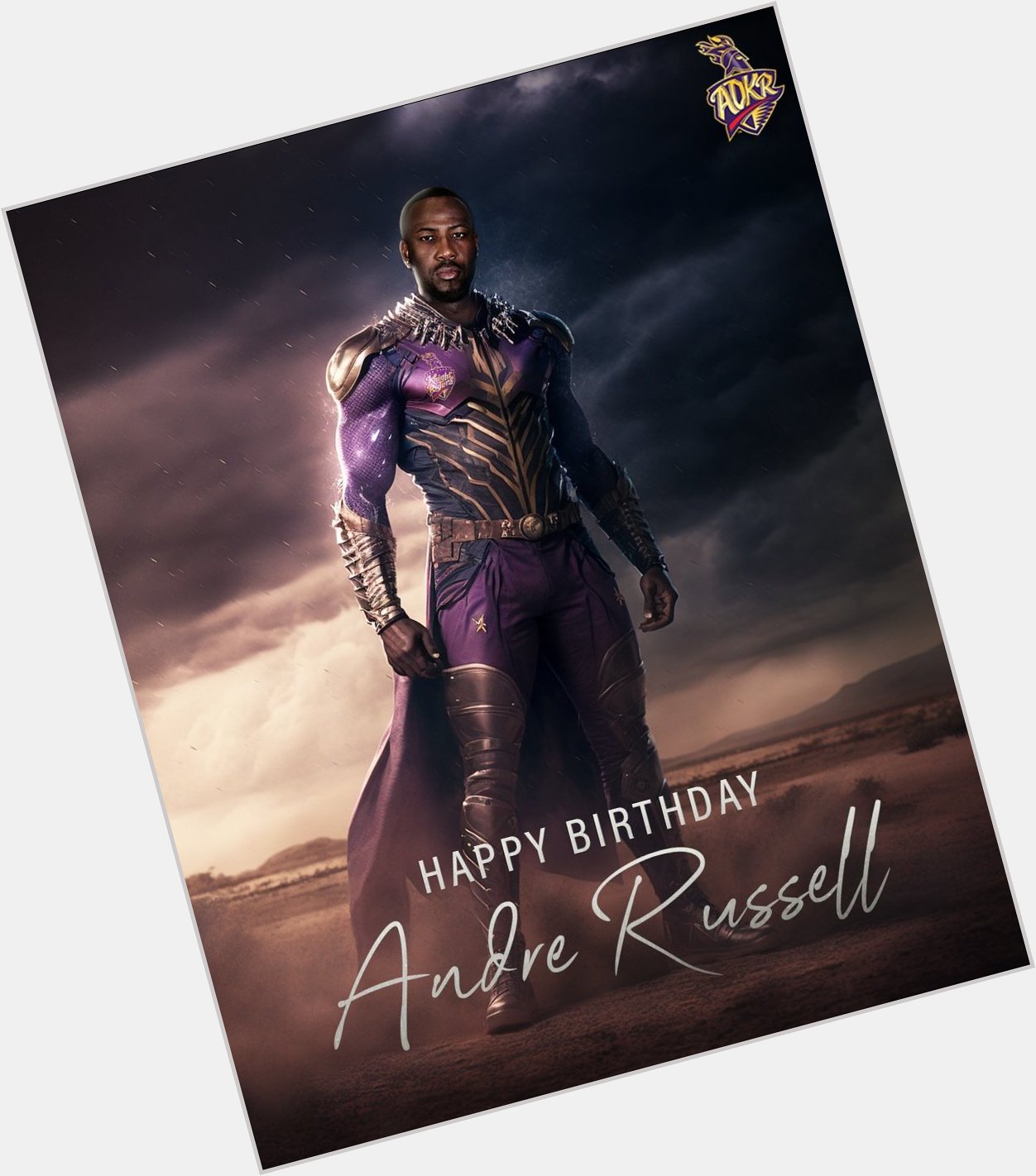 Wishing our knight, Andre Russell a very happy birthday!   