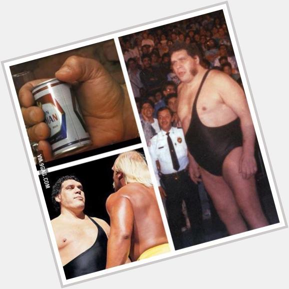 Happy Birthday to the late, great Andre The Giant 