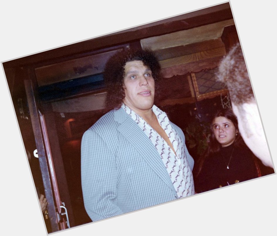 Andre the Giant would have been 71 today. Happy birthday to the big guy. 