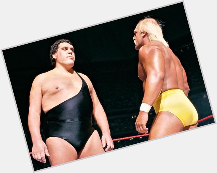 Happy Birthday to Andre the Giant(left), who would have turned 71 today! 