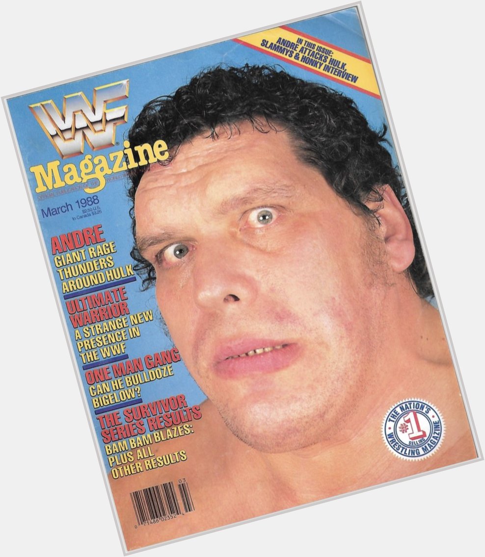 Happy 75th Birthday Andre The Giant!  