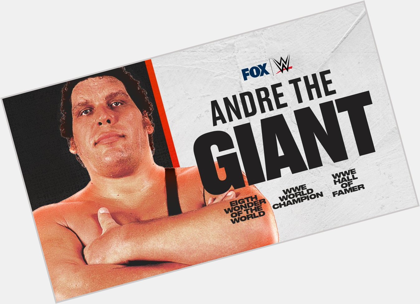 Today we honor one of the most legendary figures in history. 

Happy Birthday to the great Andre The Giant! 