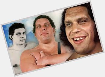 Happy 76th birthday to the late great André The Giant, gone but not forgotten 