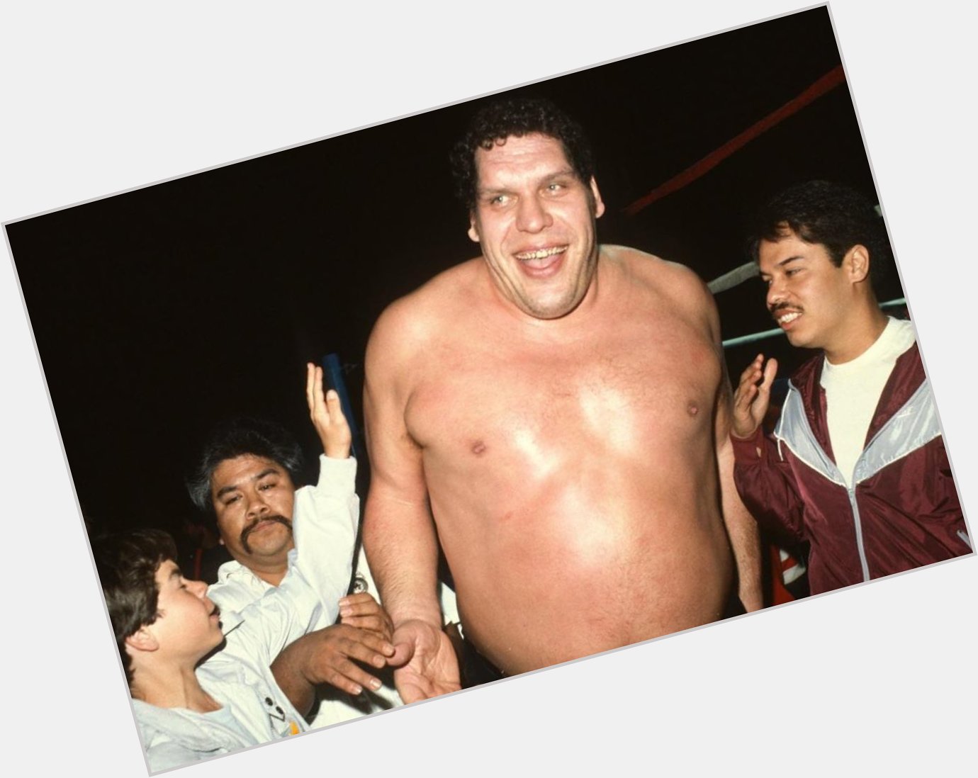 Happy Birthday to The Eight Wonder of the World, André The Giant. He would have turned 77 years old. 