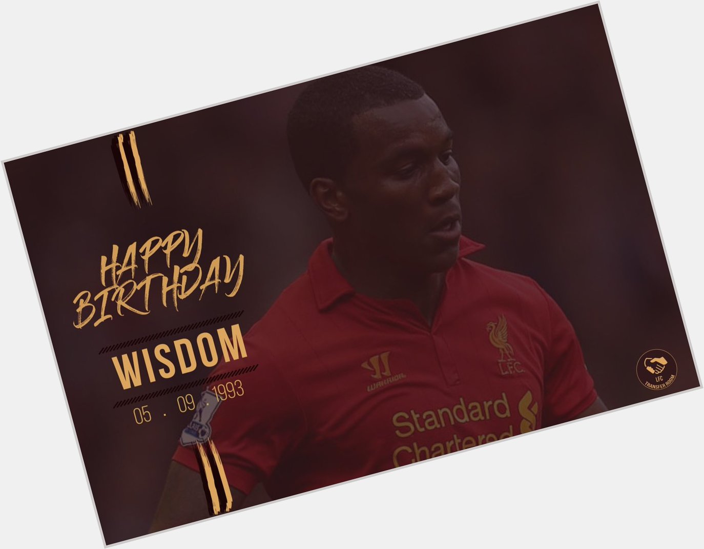 Happy Birthday to another Red! Andre Wisdom who is turning 24 today. 