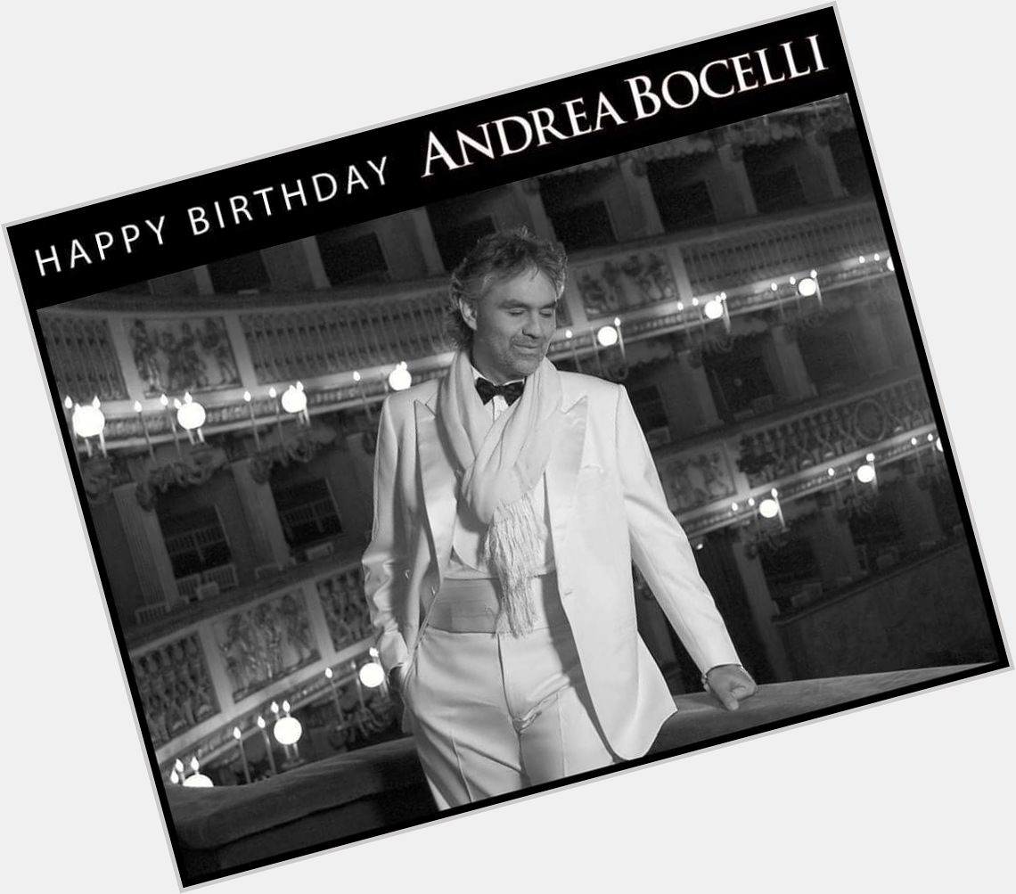 Andrea Bocelli s birthday has us thinking about Tunes-Day!  Happy B-day to one of the greats! 