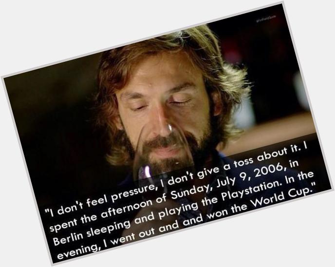 Happy birthday to the one and only Andrea Pirlo. THE KING OF MIDFIELDERS 