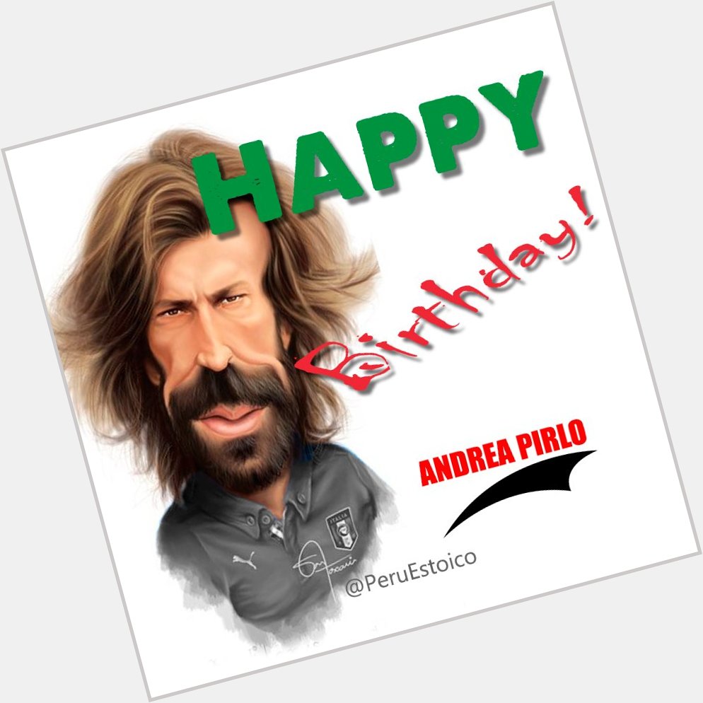 Happy 40th birthday to the one and only Andrea Pirlo     