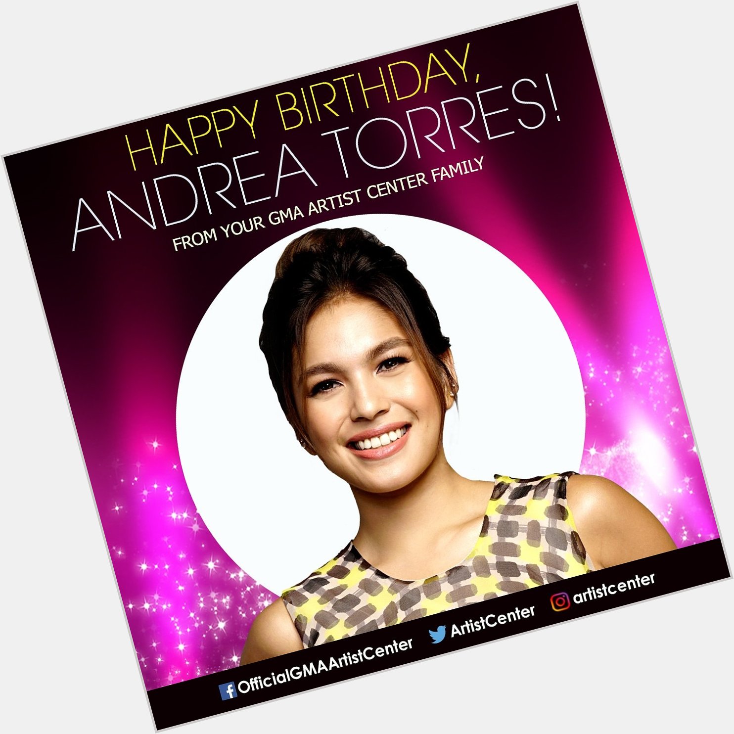 Happy Birthday to star Andrea Torres! 
