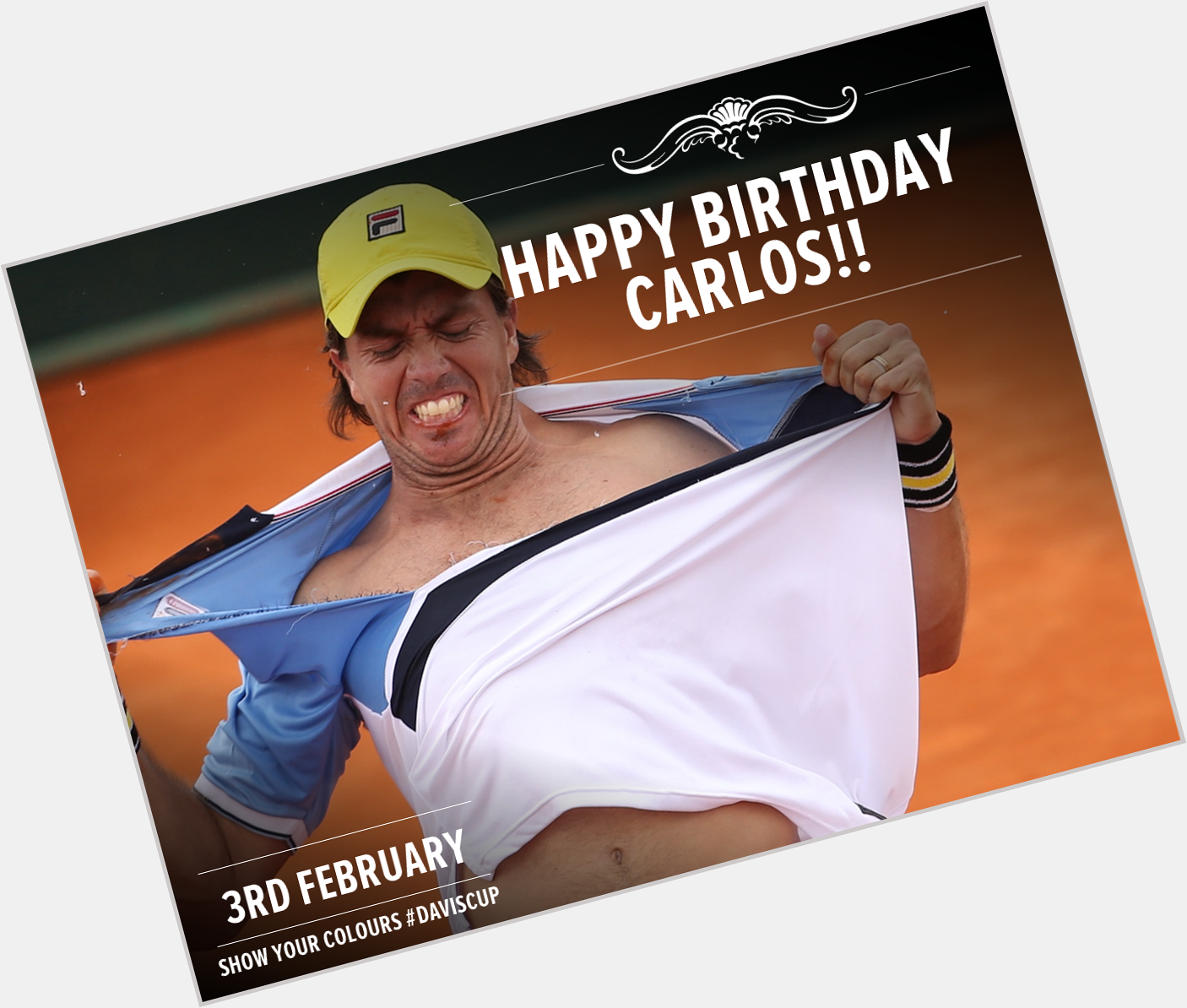 Via: DavisCup: Happy Birthday to charlyberlocq who is in action right now against Andreas 