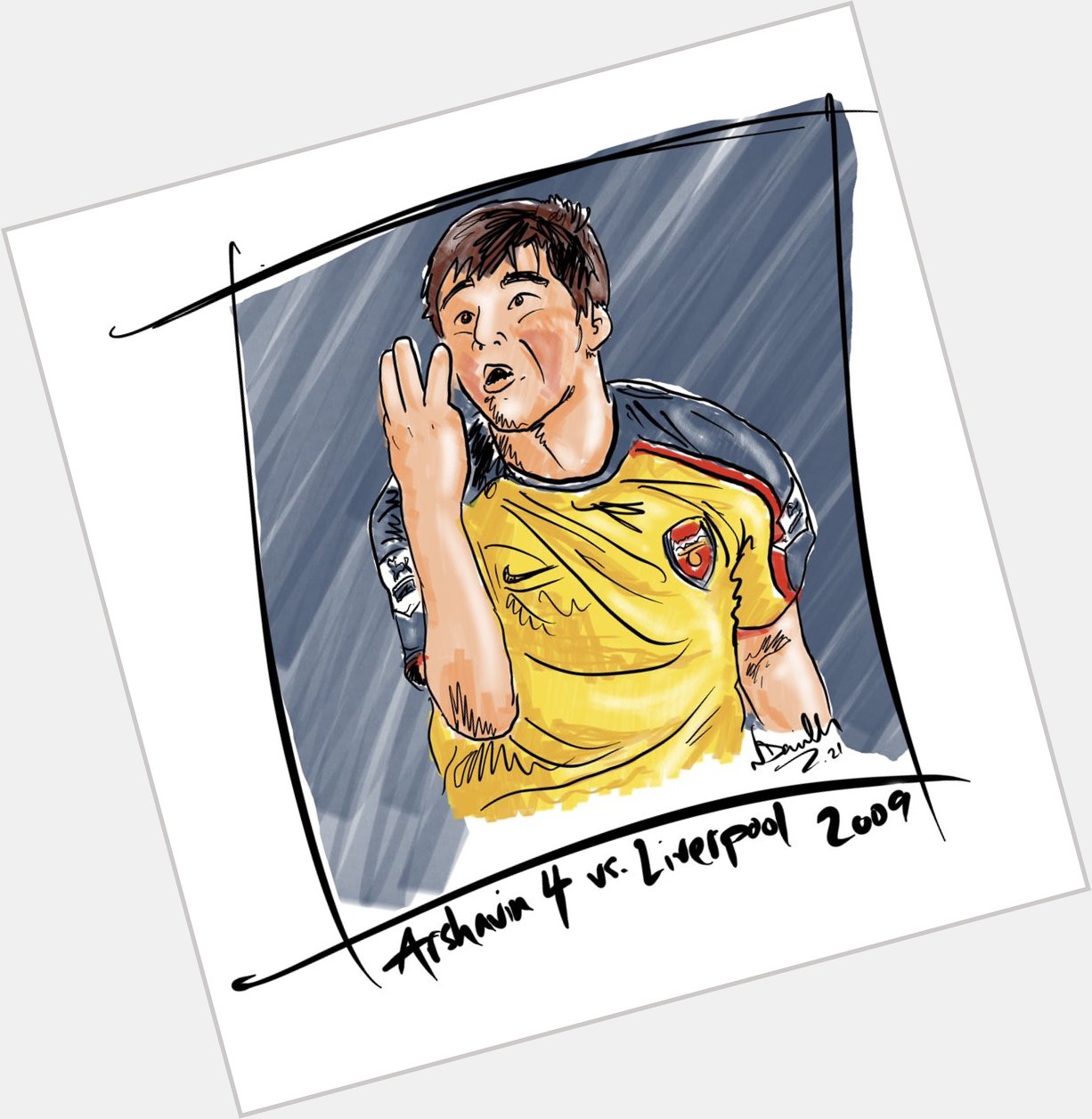 Happy Birthday Andrei Arshavin!! This was my first illustration.
Maybe it s time for an update?! 