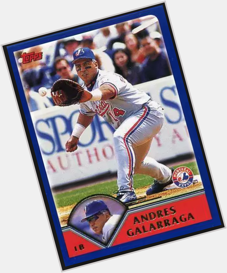 Happy birthday to former first-baseman Andres Galarraga, who turns 58 today. 