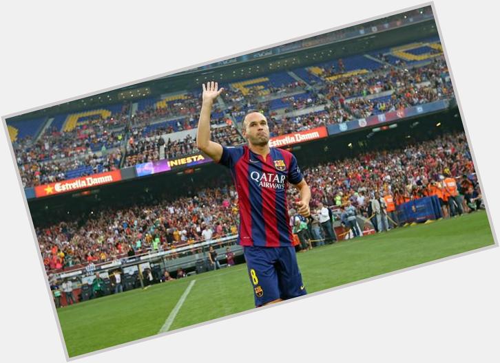 Happy 31st birthday to Andres Iniesta Wish you all the best. 