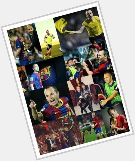 Happy birthday to the legend of Barcelona Don Andres Iniesta    
