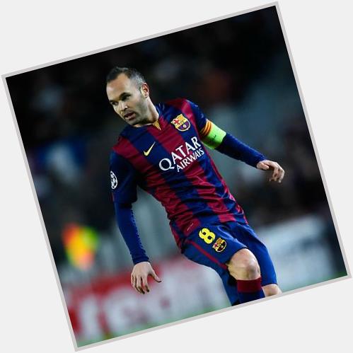 Happy birthday to Barcelona\s Andrés Iniesta. The little Spanish magician turns 31 today. 