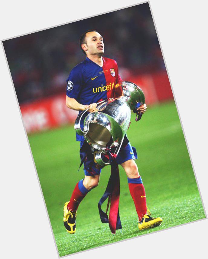 Happy birthday to our legend Don Andres Iniesta!
I wish all the best to this man I love you. Forever. 