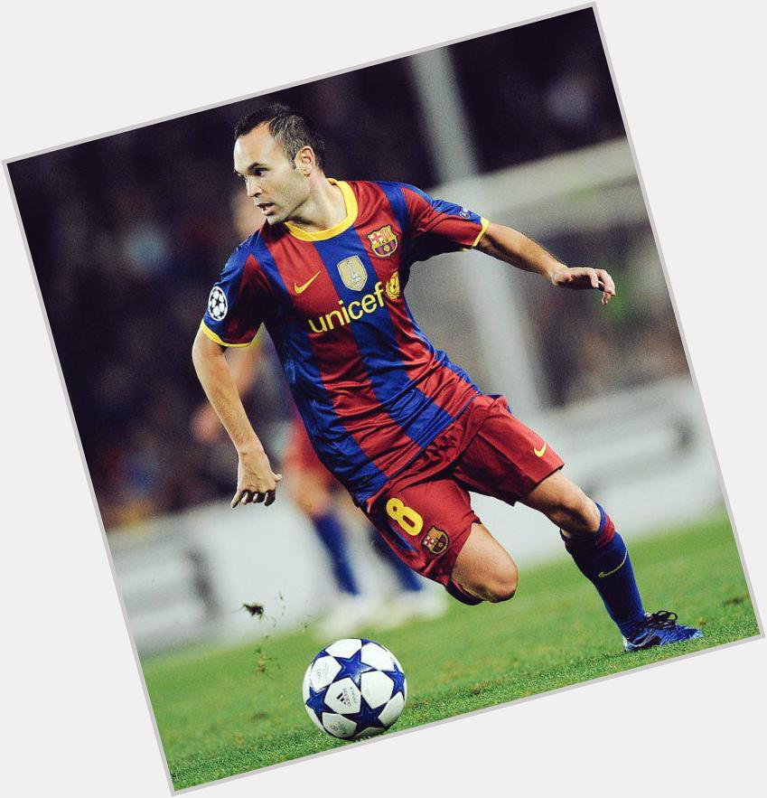 Happy birthday to an amazing and talented soccer player! Andres Iniesta!          