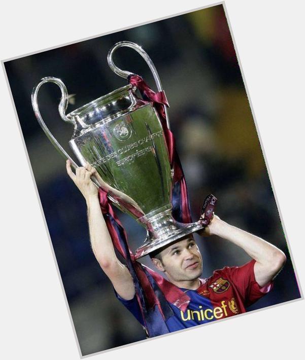 Happy Birthday to the magician of Football Club Barcelona Andres Iniesta!!! 