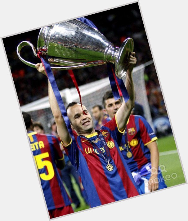 Happy birthday to one of the finest midfielders football has ever got to witness, Andrés Iniesta.  