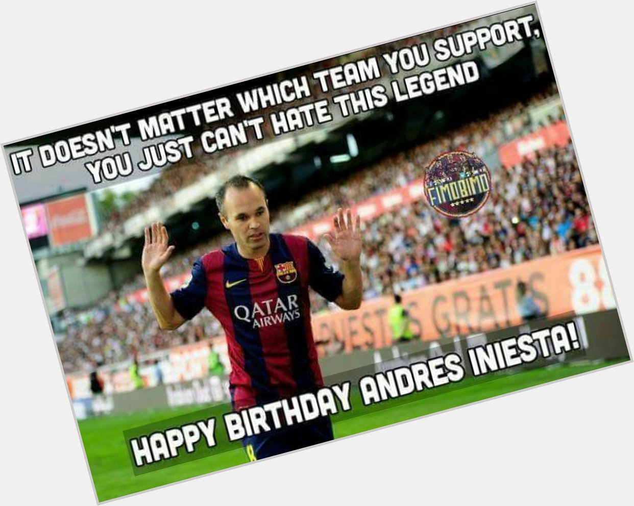 Happy birthday Andres Iniesta 