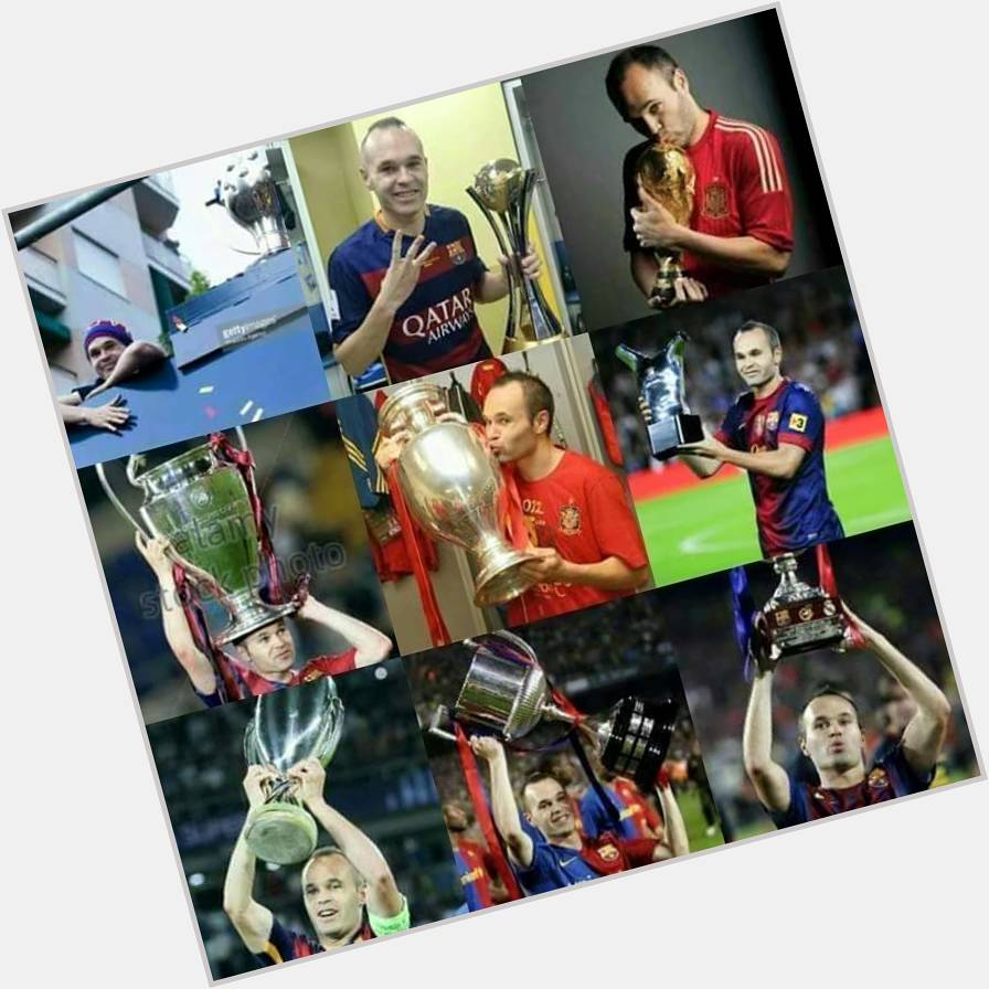 Happy 33rd Birthday to Don Andres Iniesta. What a Legend. Love u 