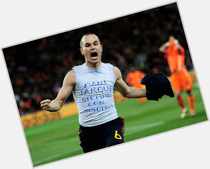 Happy birthday to my first favourite player, Don Andres Iniesta. The greatest midfielder of all times   