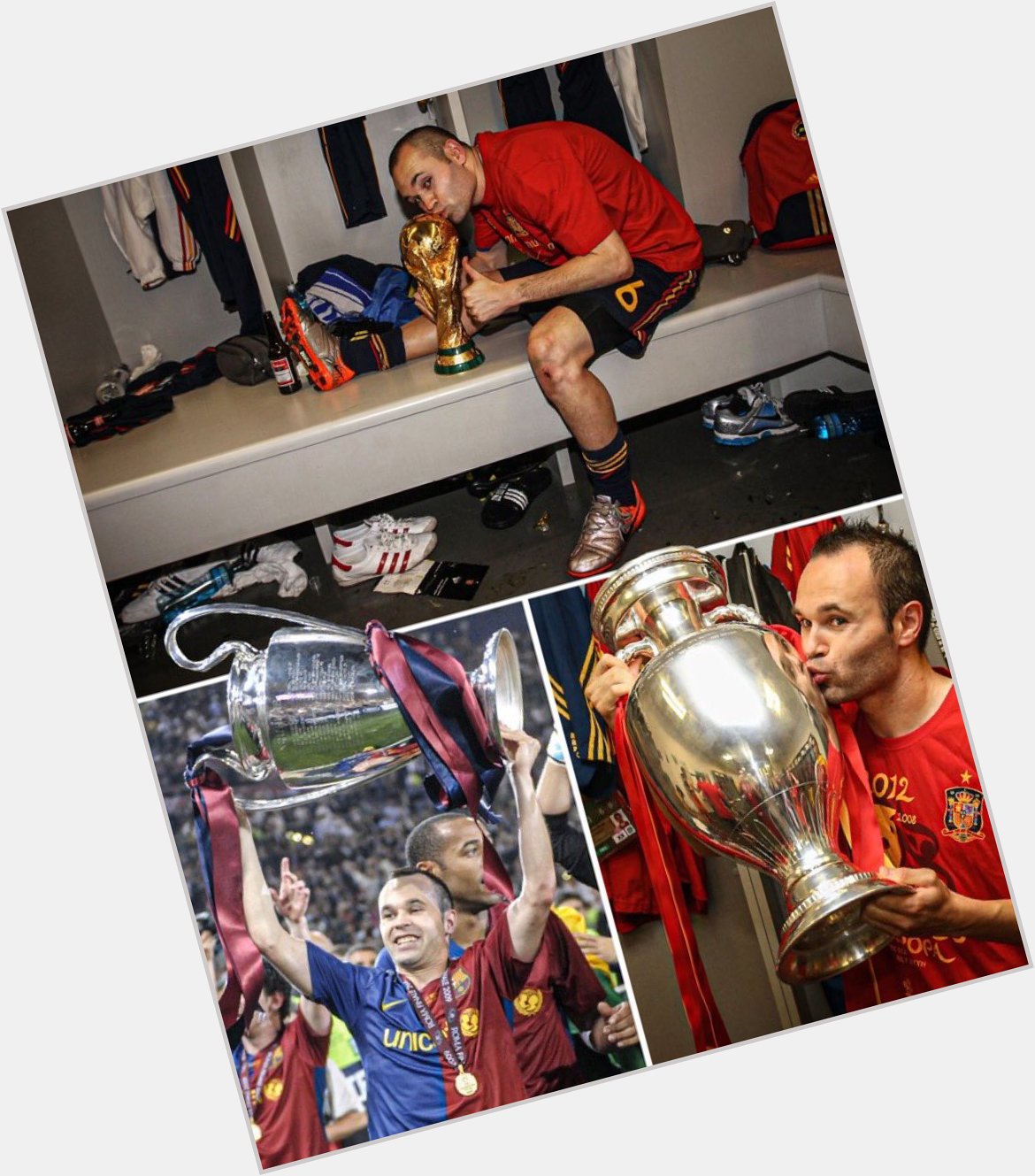 Happy Birthday to Andres Iniesta the Whiteman The football player I respect the most 