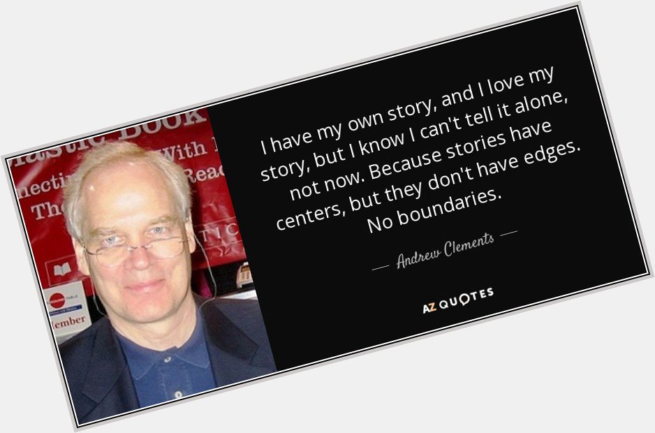 A very happy author birthday to Andrew Clements! 