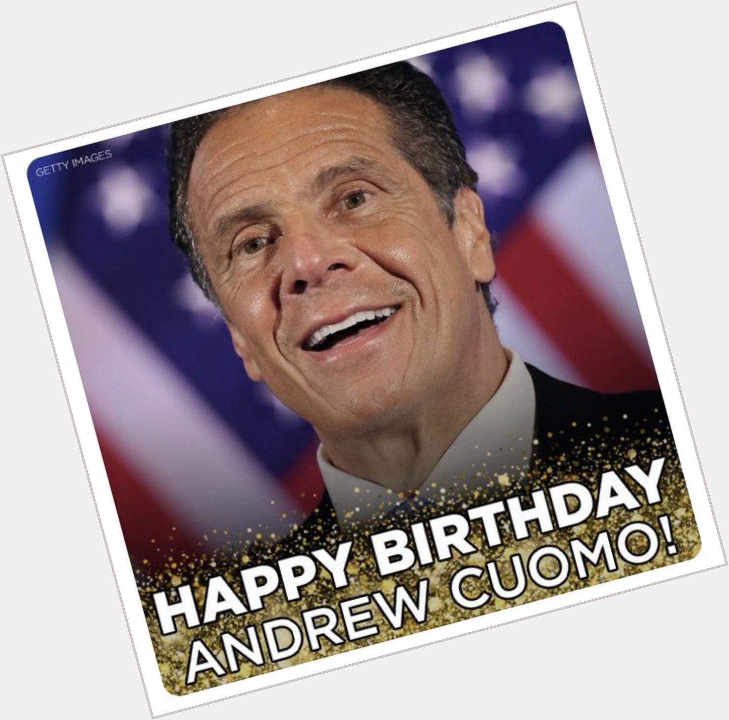  Oh Happy birthday to Gov.Andrew Cuomo. 
Have a wonderful day 