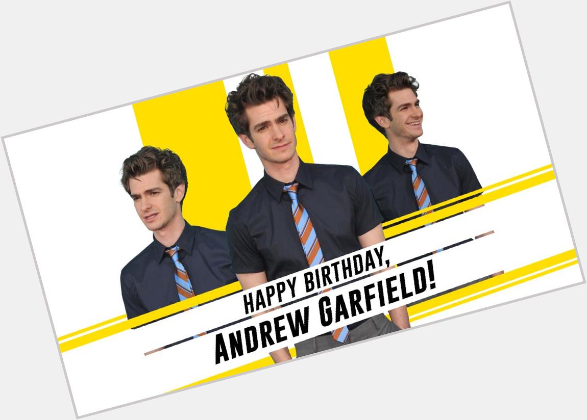 Wishing Andrew Garfield a webby happy birthday! 
