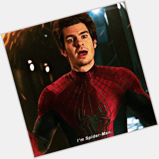 Happy birthday to Andrew Garfield, my all time favorite Spiderman 
