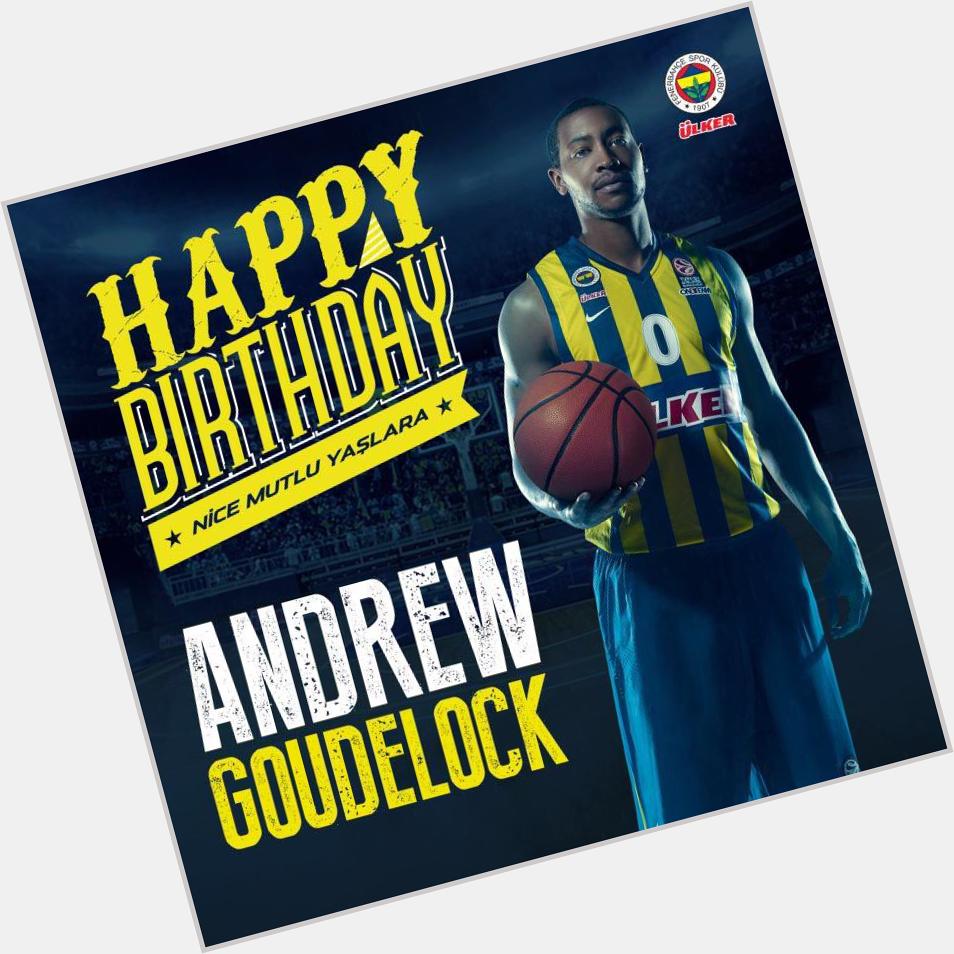 Bugün oyuncumuz Andrew Goudelock n do um günü! Happy Birthday 