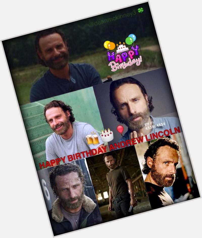 Would like to wish Andrew Lincoln a big happy 41st birthday!  LETS TREND IT! 