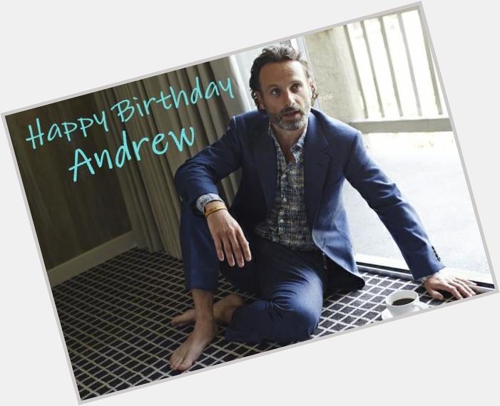 Happy 42nd Birthday to Andrew Lincoln aka Rick Grimes!  